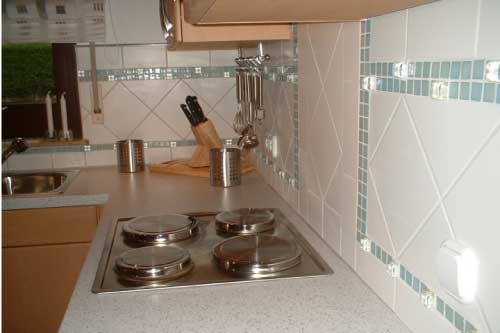 Wohndekor mit Fliesen